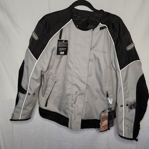 NWT Tourmaster Womens Large Flex Series 2 Texile Jacket Grey No Liner